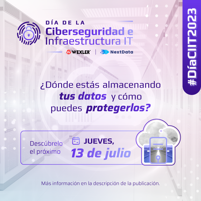 WexlerCol's tweet photo. #EventoGratuito | 💻Los datos son el activo más importante para una organización 🔐¡Descubre cómo protegerlos sin importar dónde estén!

📲Reserva tu cupo: https://t.co/BEKQ3PDj6K

#Datos #ciberseguridad #DíaCIIT2023 #Infraestructura #Cloud https://t.co/0qlanfY99V