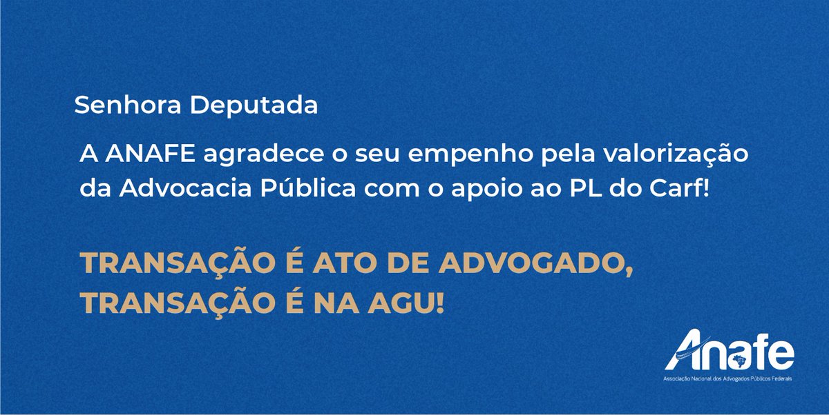Senhores Deputados e Deputadas Mineiros,
A AGU agradece o seu apoio
#transaçãoÉnaAGU
<a href="/dep_padrejoao/">Padre João</a> <a href="/Patrus_Ananias/">Patrus Ananias</a> <a href="/pauloabiackel/">Paulo Abi-Ackel</a>
<a href="/deppauloguedes/">Paulo Guedes</a> <a href="/pedroaiharamg/">Pedro Aihara</a> <a href="/pinheirinhomg/">Pinheirinho - Deputado Federal</a>
<a href="/rafaelsimoesmg/">Rafael Simões</a> <a href="/ReginaldoLopes/">Reginaldo Lopes</a>