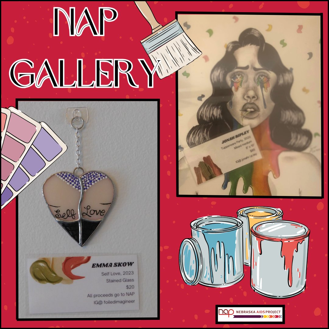 neAIDSproject's tweet photo. 🎨Check out some of the art displayed at this month's NAP Gallery! Thank you to all the artists who participated and to those to came to enjoy the art and fun!
#Benson #BensonNebraska #BensonFirstFriday #July #Art #ArtGallery #NebraskaAIDSProject #Nebraska https://t.co/LS3p38QnGj