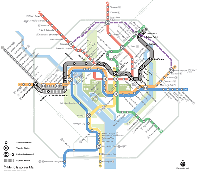 Metro isn't yet recommending which project it should build, but these two meet the goals of increasing train throughput under Potomac, ⬆️ ridership, reliability, equity, and serving growing areas. - Blue Line loop - Express Silver Line through Arlington + extension to Greenbelt