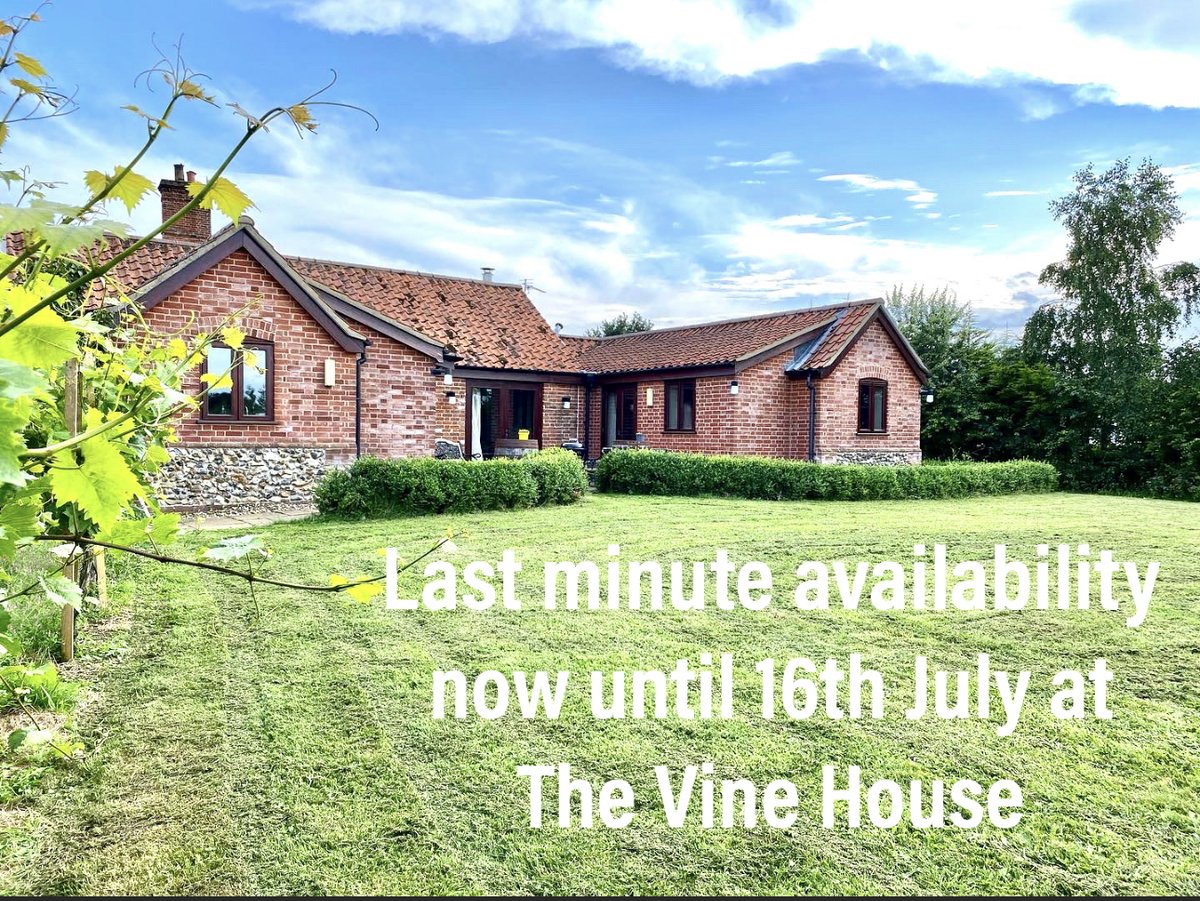 Fancy getting away from it all this week with a short stay at the Vine House? - eepurl.com/ivg_Lc