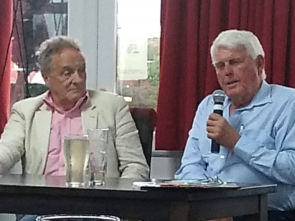 Thanks to the great Barry Richards and Hampshire teammate Andy Murtagh for a super summer special @BeverleyTownCC. Back in October with six more top speakers. Watch this space!