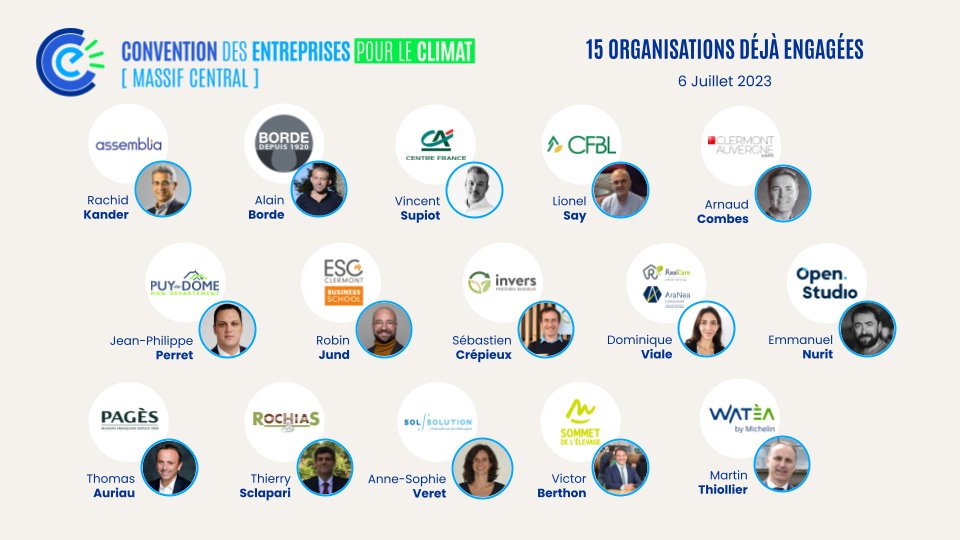 📣 Bienvenue aux 8 nouvelles recrues de la #CEC Massif Central : une variété d'organisations engagées sur le territoire, pour concourir à la bascule vers l'économie régénérative ! 🫵 Pourquoi pas vous ? Inscrivez-vous au webinaire de présentation : bit.ly/CEC-info