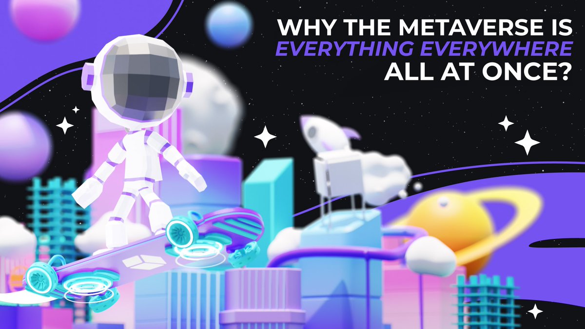 Cuberium's tweet photo. Why is the Metaverse everything everywhere?

🔮 Multiple digital realities to explore
🔮 Smooth transitions, user control, and privacy in Web3
🔮 AR/VR Glasses for immersive experiences
🔮 Interoperability for seamless identity transitions
🔮 Filters replace apps for universal access
🔮 Unified metaverse combining web and spatial environments

Reimagine the Metaverse with Cuberium! 👾