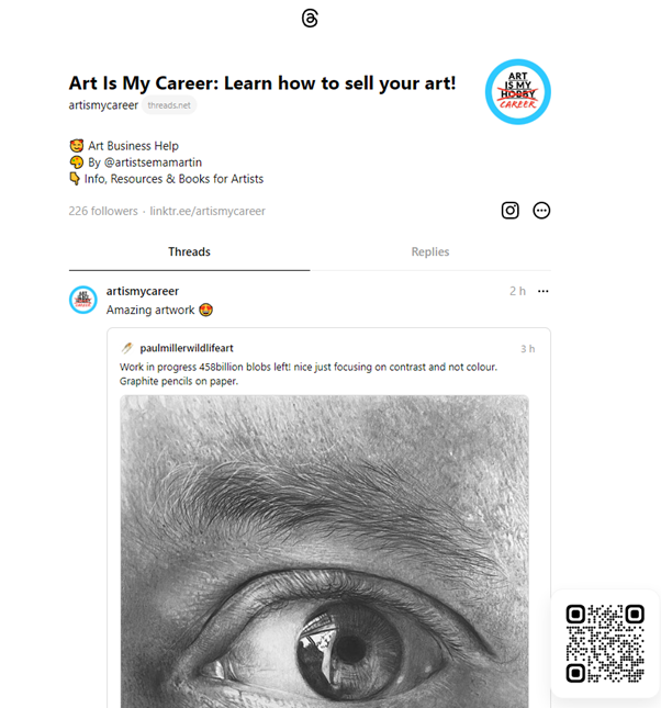 learnmycraft's tweet photo. Should artists use the new Threads app by Meta? 🧵 - https://t.co/JPwXcPJLXb https://t.co/0WzBqh3ong