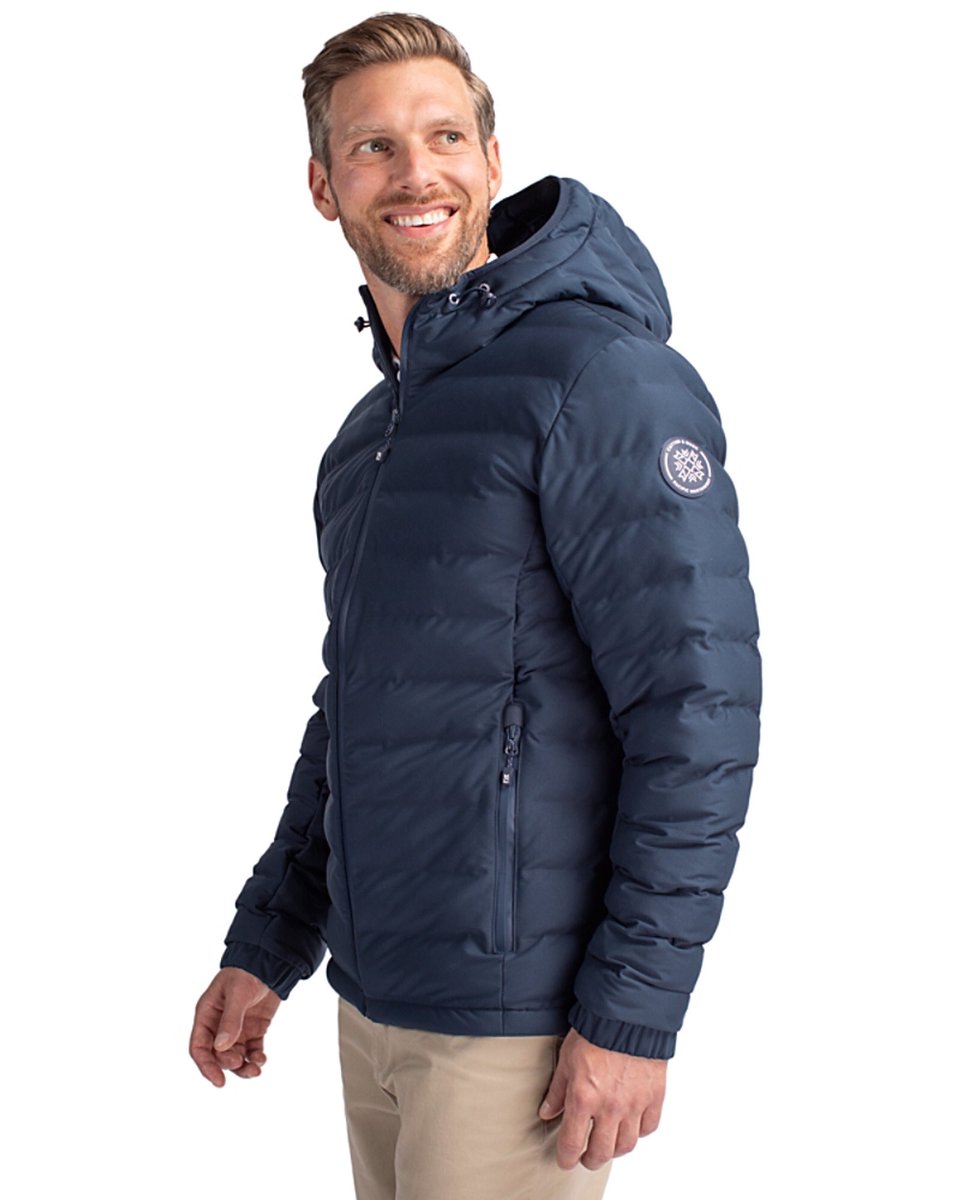 Feeling the cold? 🥶

The Cutter &amp; Buck Mission Ridge Eco-insulated puffer jacket is warm, water resistant, breathable, and is 100 % recycled content certified by Global Recycled Standards ♻️

#Cutterandbuck #Golf #Outerwear #Snow