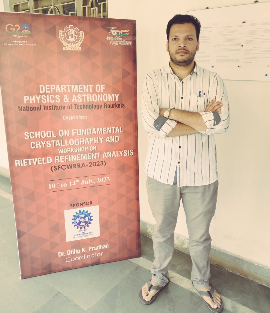swagatkumar112's tweet photo. XRD workshop @nitrourkela 
#PhD #workshop 
July 2023 https://t.co/Yrk3Cz4Rdg