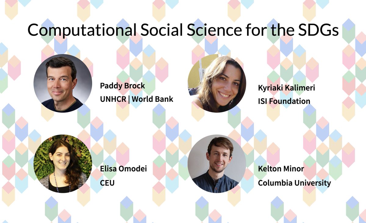 vedran sekara (@vedransekara) on Twitter photo #IC2S2 is around the corner and we're super excited to host a panel on using Computational Social Science for the Sustainable Development Goals
The event will take place on July 18th 13-14 and will feature amazing panelists <a href="/elisa_omodei/">Elisa Omodei</a> <a href="/KyriakiKalimeri/">Kyriaki Kalimeri</a> <a href="/keltonminor/">Kelton Minor</a> <a href="/paddybrock/">Paddy Brock</a> #IC2S2 is around the corner and we're super excited to host a panel on using Computational Social Science for the Sustainable Development Goals
The event will take place on July 18th 13-14 and will feature amazing panelists <a href="/elisa_omodei/">Elisa Omodei</a> <a href="/KyriakiKalimeri/">Kyriaki Kalimeri</a> <a href="/keltonminor/">Kelton Minor</a> <a href="/paddybrock/">Paddy Brock</a>