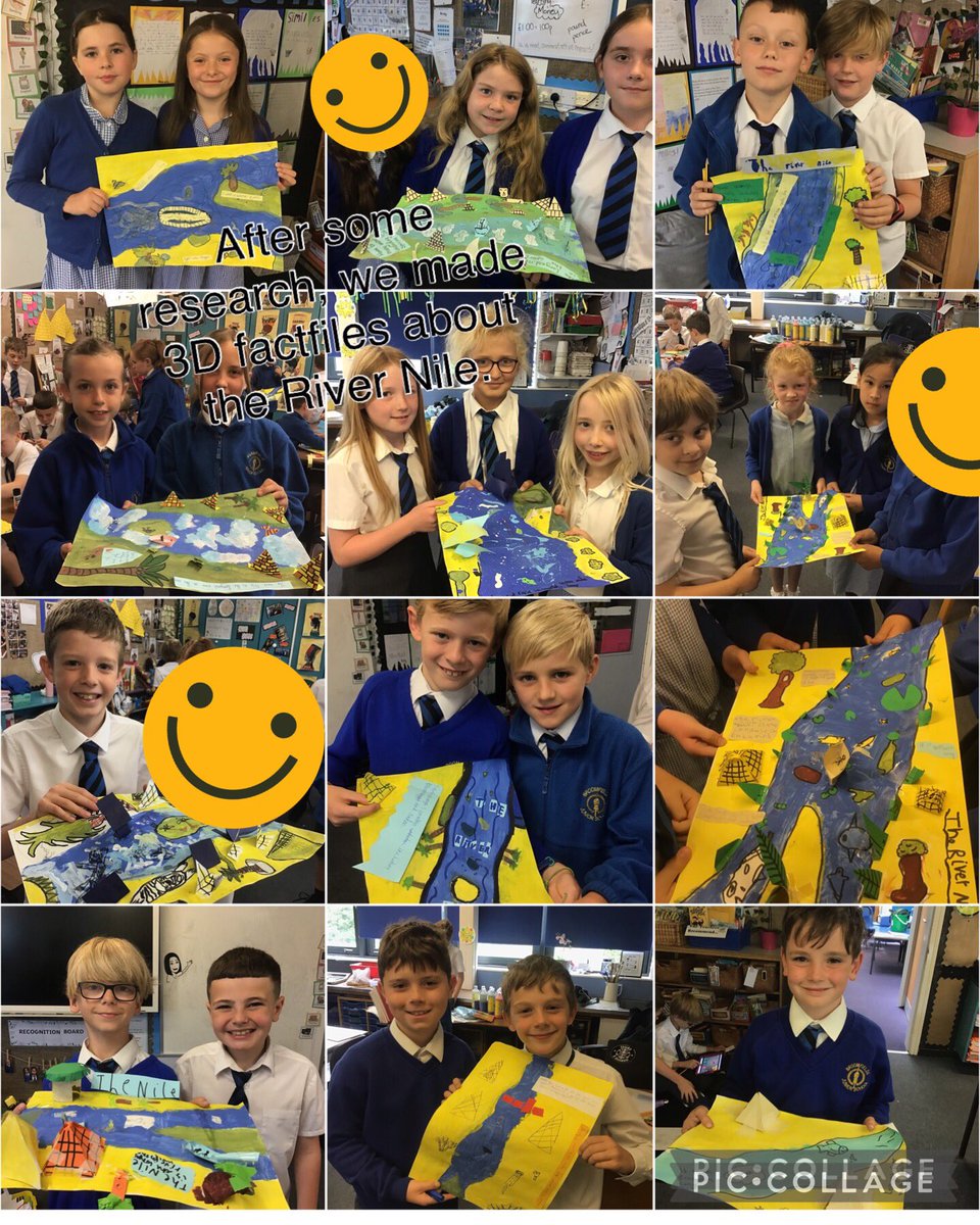 BroomfieldsJnr's tweet photo. 4JD 3D fact-files about the River Nile look amazing! #broomfieldsgeography https://t.co/TGWRfGFW9Y