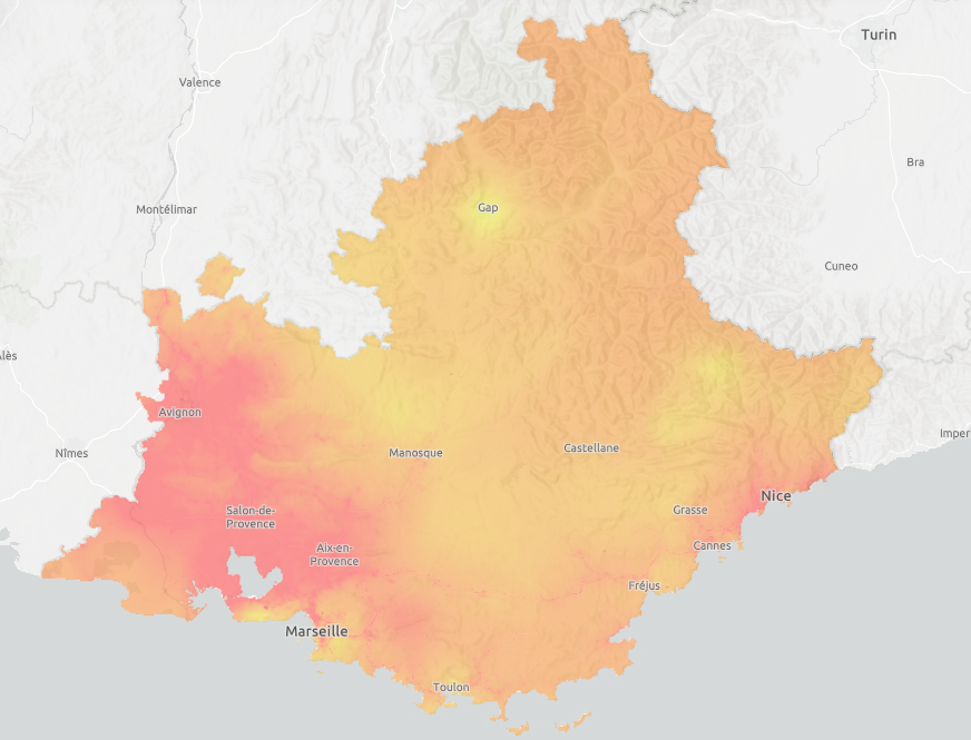 AtmoSud's tweet photo. 🔊 Épisode de pollution à l'ozone et aux particules fines ce début de semaine. 
N'hésitez pas à consulter notre indicateur ICAIRh 
+d'info ici 👉 https://t.co/oa0Au4PXC1 https://t.co/EZqXI0M9ZF