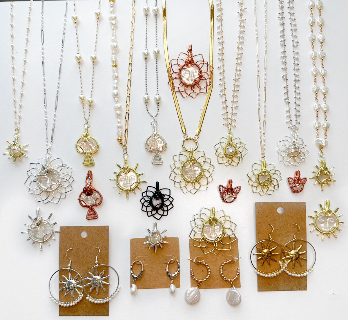 🐚✨🤍 PEARL PARADISE 🤍✨🐚

mildhippie x lunagirljewelry collab collection coming July 14th at 8pm eastern time &lt;3