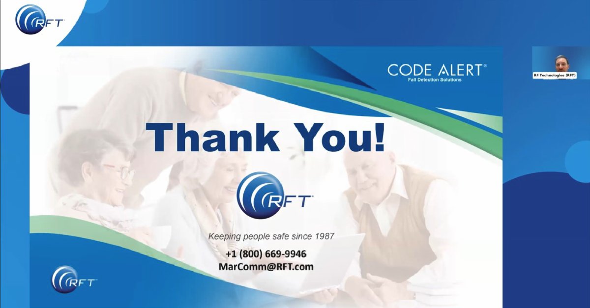 RFTWI's tweet photo. Thank you to all who attended our Senior Care Staff Crisis webinar. Learn all about our Fall Management Solutions on our website!

Explore further fall management at:
https://t.co/L7bDIWKrdH

#RFTechnologies #WebinarPlayback #KnowledgeSharing #LifeSafety #SecurityMatters https://t.co/41x8wbbNpR