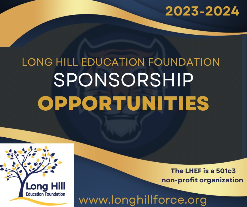 LHEdFoundation's tweet photo. The LHEF is excited to announce the 2023-2024 Sponsorship Opportunities! 
We have exciting events coming up &amp; your business name could be on every banner and event flier https://t.co/GI72gvONrk
#LHEF #longhilltownshipschools #centralmiddleschool #millingtonschool #gillletteschool https://t.co/JTDtz9bjVv