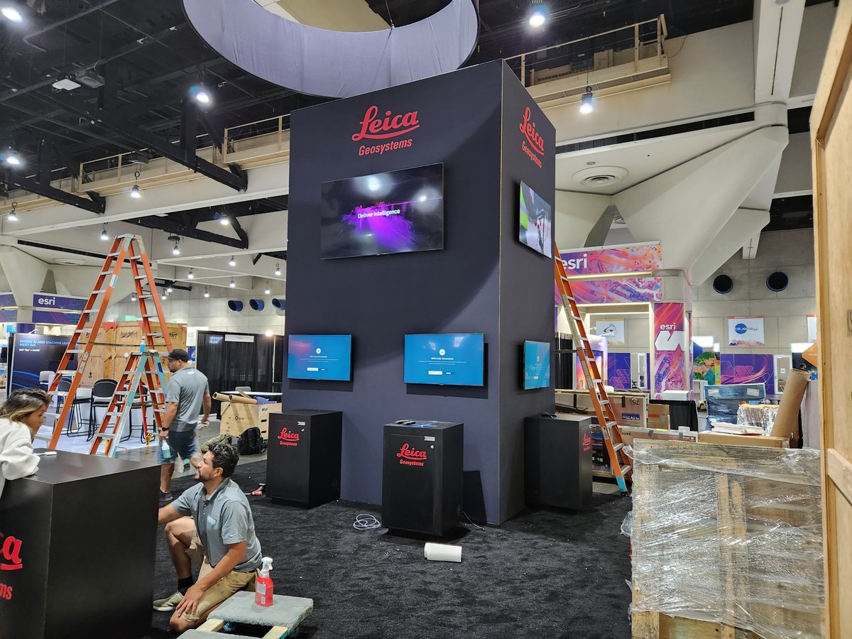 Day one of Esri UC 2023 here we come! The vGIS team is setting up at booth # 419 alongside Leica Geosystems. Dates: July 10-14 Booth: #419 Contact: info@vgis.io Read more here: bit.ly/3JIZVO6 #esriuc2023 #GIS #esri #conference2023 #utilities #cityplanning
