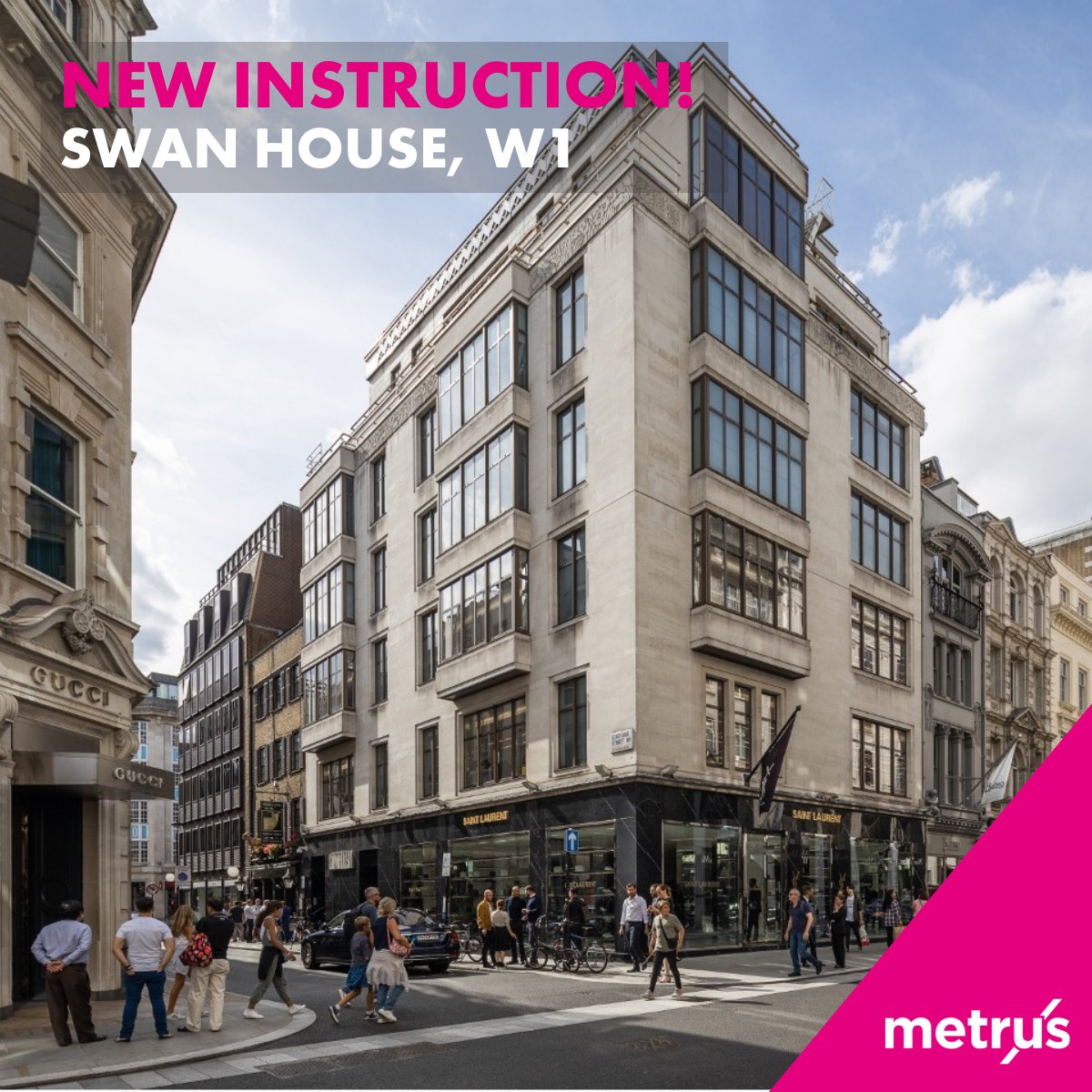 MetrusProperty's tweet photo. Metrus are delighted to announce we've been appointed to manage Swan House at 32-33 Old Bond Street on behalf of new clients.
To discuss your property management needs, get in touch today by emailing info@metrus.co.uk or calling 020 7631 0550.
#propertymanagement #metrus https://t.co/Oe9HaoBPcg