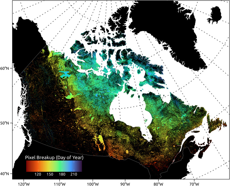 Jeff Cardille (@jcardille) on Twitter photo New paper! Highly accurate ice breakup stats/maps for lakes across sizes of five orders of magnitude! The simple, reproducible OPEN-ICE model from Xavier Giroux-Bougard <a href="/xgirouxb/">Xavier Giroux-B</a> is applied over all freshwater pixels of Canada for 2013-2021. Amazing work! sciencedirect.com/science/articl… New paper! Highly accurate ice breakup stats/maps for lakes across sizes of five orders of magnitude! The simple, reproducible OPEN-ICE model from Xavier Giroux-Bougard <a href="/xgirouxb/">Xavier Giroux-B</a> is applied over all freshwater pixels of Canada for 2013-2021. Amazing work! sciencedirect.com/science/articl…