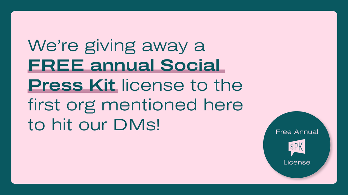 SocialPressKit's tweet photo. Each week, we highlight 3 changemaking NPOs on Twitter. This week’s #SPKCares spotlight focuses on @food4thehungry, @acfusa, and @foodbanking, and we’re giving away a FREE annual #SocialPressKit license to the first org mentioned here to hit our DMs. 👋 https://t.co/wKYbDR9LJO