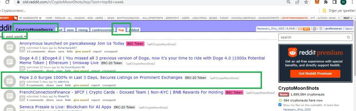 pepe2coineth's tweet photo. Our CMS post on #REDDIT is top trending in the past week #PEPE2 https://t.co/RSNv5UNaHr