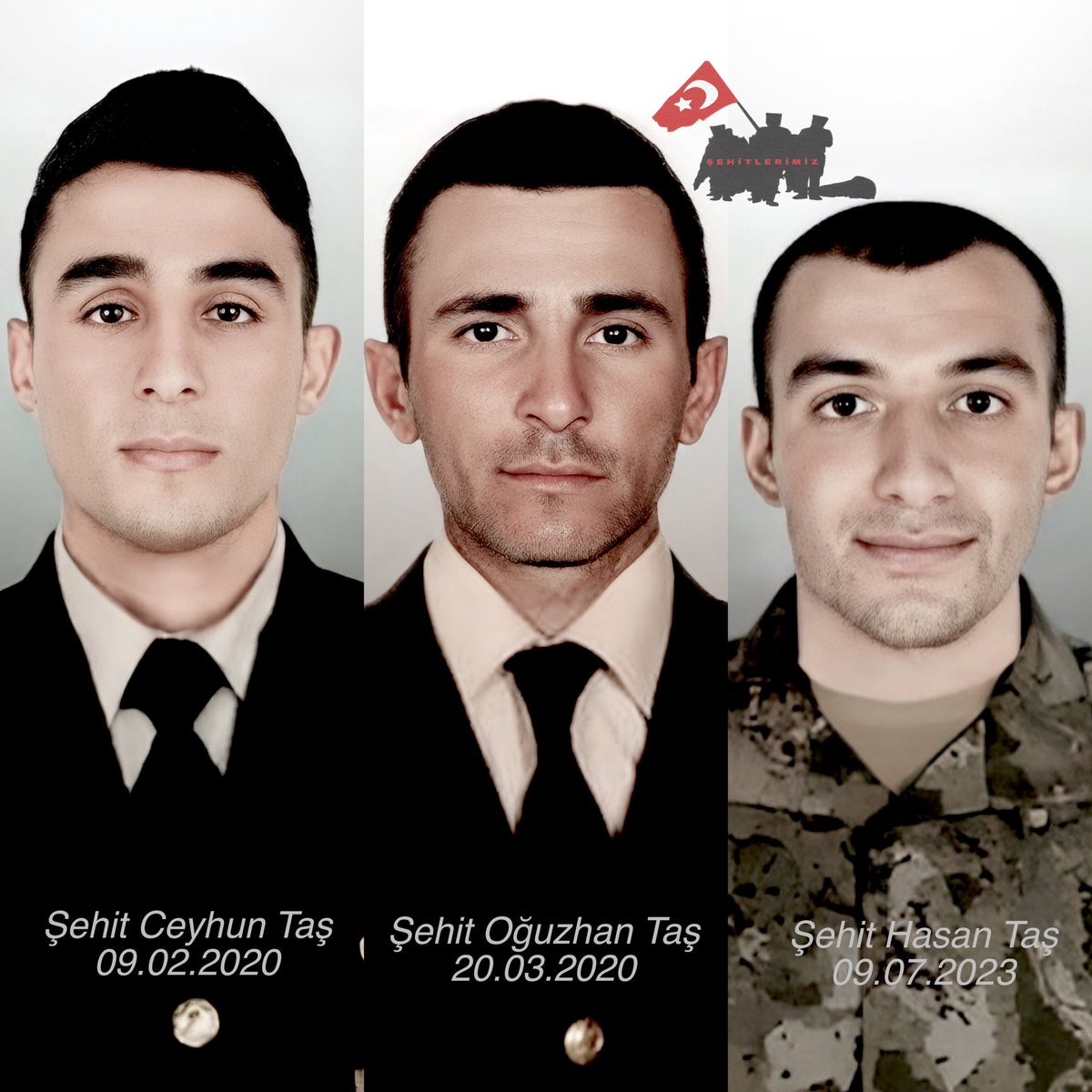 Bir sülaleden üç şehit, üç kuzen…
Bir eve, üç ateş düştü.