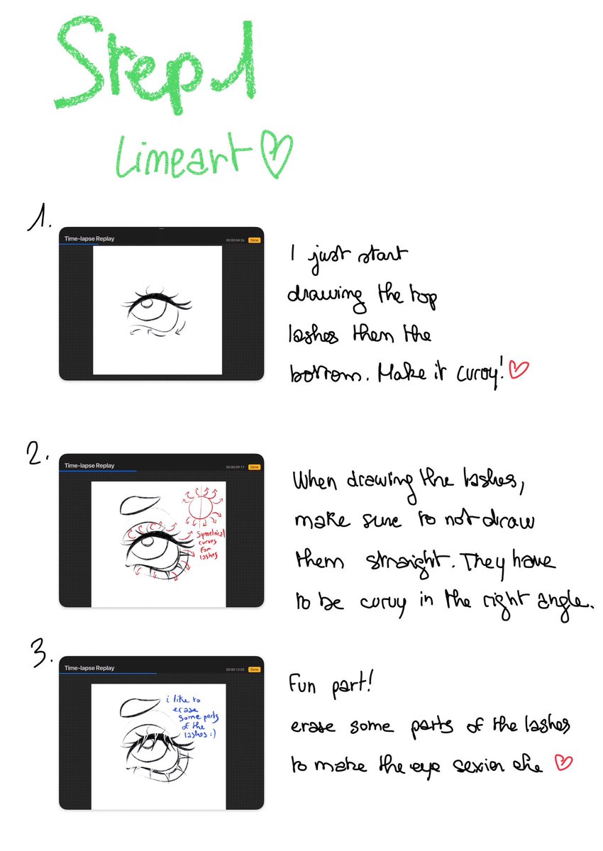 CELEXIA___'s tweet image. DRAWING EYES TUTORIAL 🌸💕
(hope my hand writing is lisible— i didn’t want to write with text, it requires too much layout lmao) #eyetutorial #drawingtutorial #arttutorial