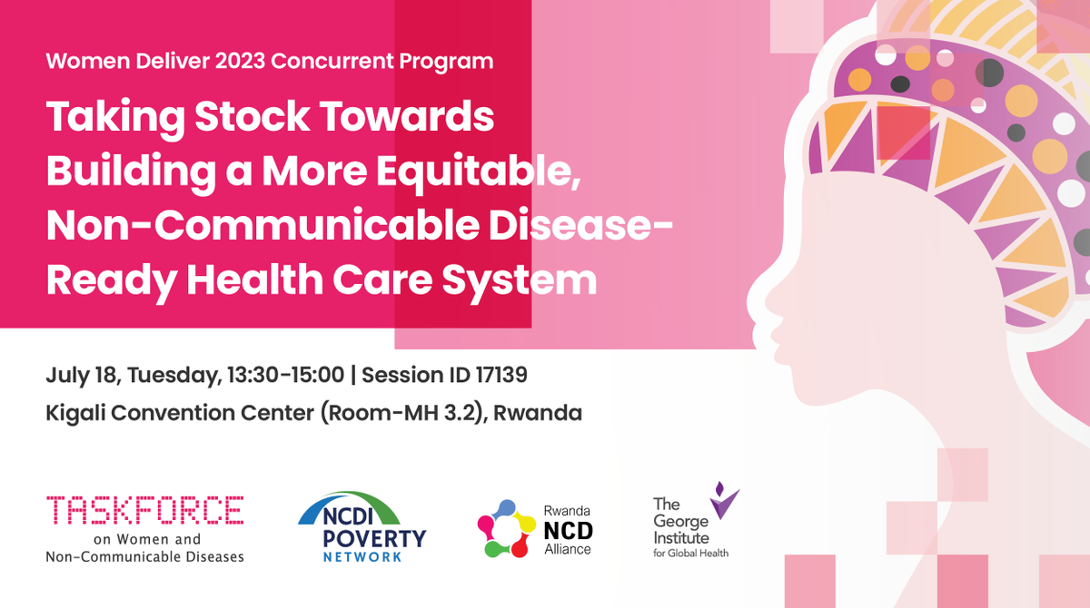NCD Alliance (@ncdalliance) on Twitter photo In Kigali ๐ท๐ผ for <a href="/WomenDeliver/">Women Deliver</a> Deliver? Join the discussion on how to create equitable health systems that meet the needs of women. Hosted by the Women and NCDs Taskforce <a href="/georgeinstitute/">The George Institute for Global Health</a> <a href="/NCDIpoverty/">NCDI Poverty Network</a> <a href="/RwandaNCDA/">Rwanda NCD Alliance</a>
๐
Tuesday, 18 July; 13:30 - 15:00 In Kigali ๐ท๐ผ for <a href="/WomenDeliver/">Women Deliver</a> Deliver? Join the discussion on how to create equitable health systems that meet the needs of women. Hosted by the Women and NCDs Taskforce <a href="/georgeinstitute/">The George Institute for Global Health</a> <a href="/NCDIpoverty/">NCDI Poverty Network</a> <a href="/RwandaNCDA/">Rwanda NCD Alliance</a>
๐
Tuesday, 18 July; 13:30 - 15:00