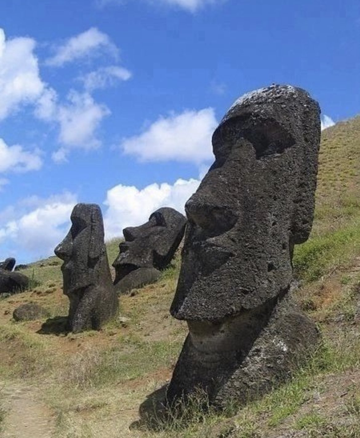 Historic Vids on Twitter "The enigmatic Moai statues of Easter Island