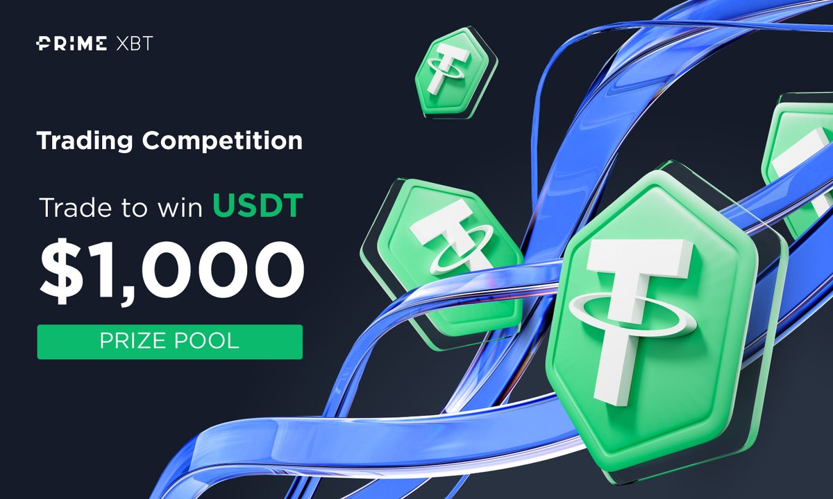 Want to test your trading skills? Join #PrimeXBT's trading competition. 

🤑 You could win a share of the $1,000 #USDT prize pool! 

🏆 Trade with virtual currency. No risk, just pure trading fun. Enter for free: u.primexbt.com/2ZybOlU