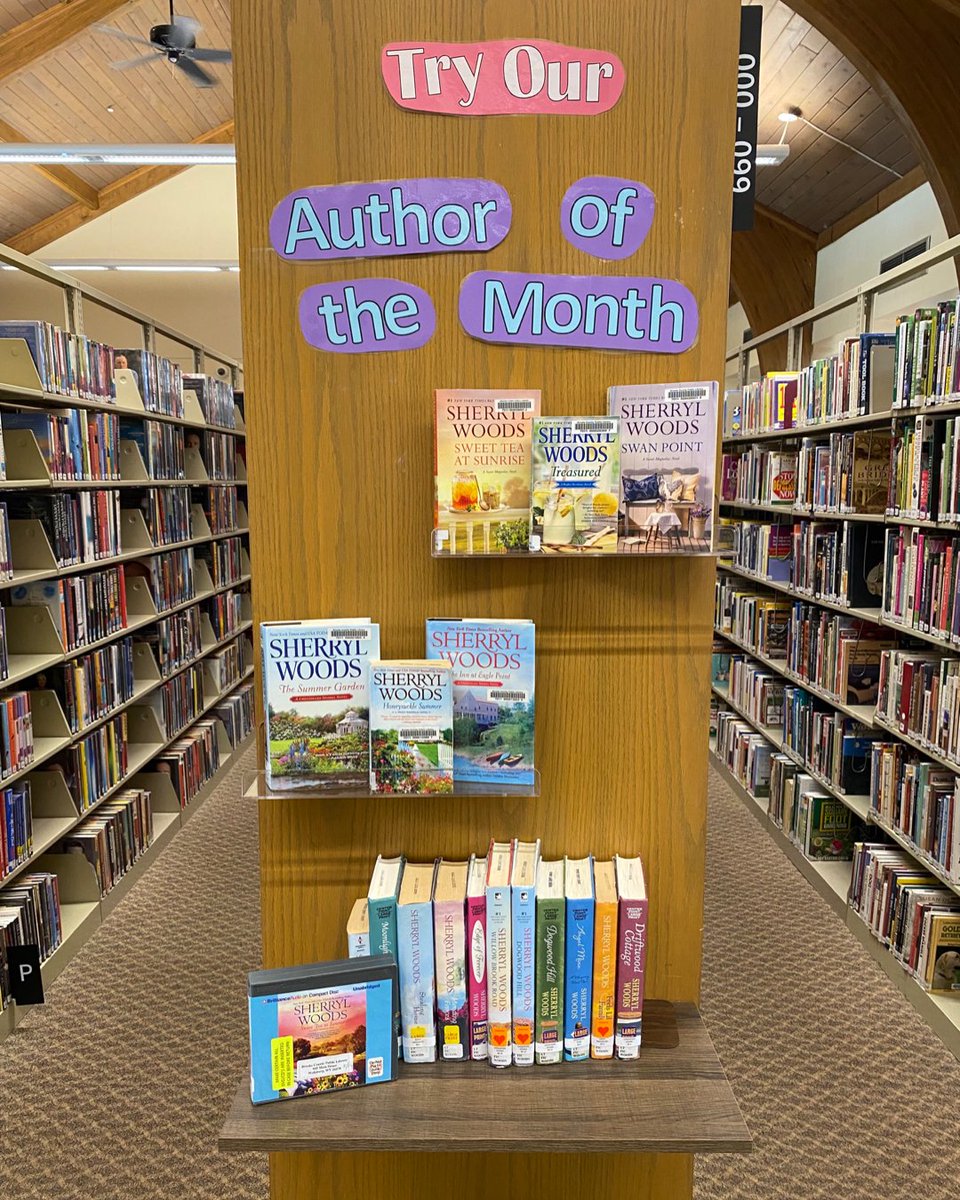 BrookePublic's tweet image. Our July book displays at BCPL are ready to help you find a great read! #bookdisplays #librarydisplays #summerfun