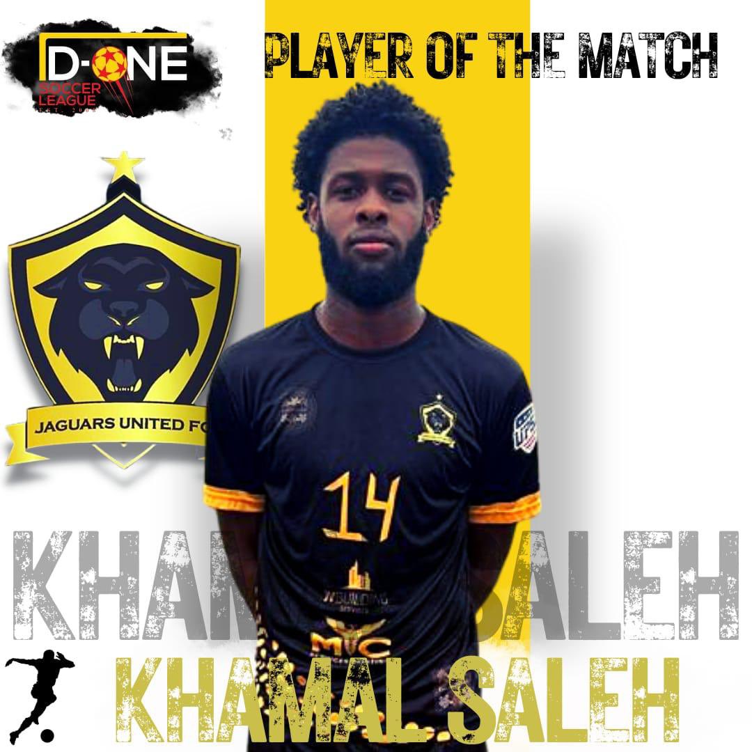 Khamal Saleh is our latest Player of the Match in the @d1soccerleague!