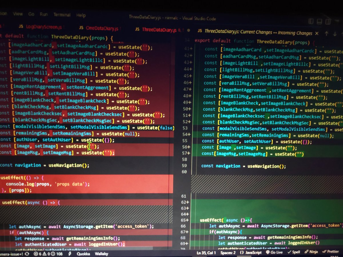 VEERU1907's tweet image. Solving conflicts 😵
#code #github #visualcode #programming #reactnative #github #developer #development