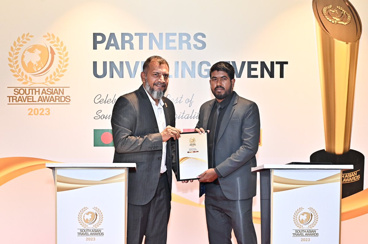 Crowe signs as Official Auditors for SATA 2023 event to be held in Bangalore from 9th - 10th October . 

Mr. Suraj Khan , Vice President , SATA and Mr. Ahmed Amir, Director, Advisory Services, Crowe Maldives signed on the partnership agreement.