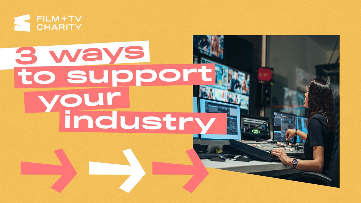 Supporting the brilliant people working behind the scenes has never been more important!
But the @filmtvcharity can’t do it alone.

Join us in supporting the charity and our industry - Donate, Follow, Share

Together #WeAreFilmandTV