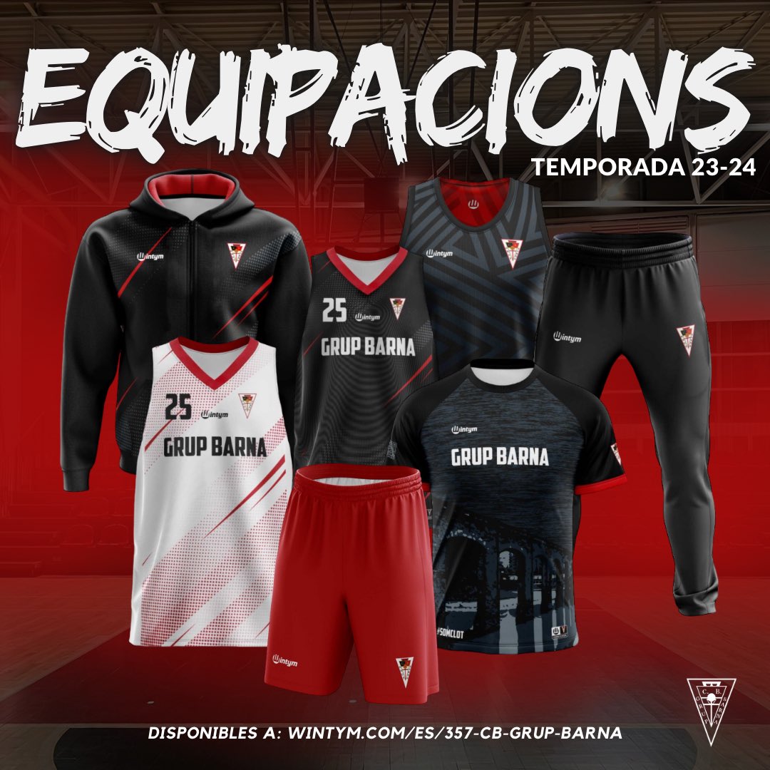 𝗡𝗢𝗩𝗘𝗦 𝗘𝗤𝗨𝗜𝗣𝗔𝗖𝗜𝗢𝗡𝗦!!🤩

☝🏽Barnaddictes, ja podeu adquirir les noves equipacions de la temporada 23-24!🔝

Disponibles a la pàgina web de <a href="/Wintym__bcn/">Wintym</a> i a l’enllaç de la nostra biografia‼️