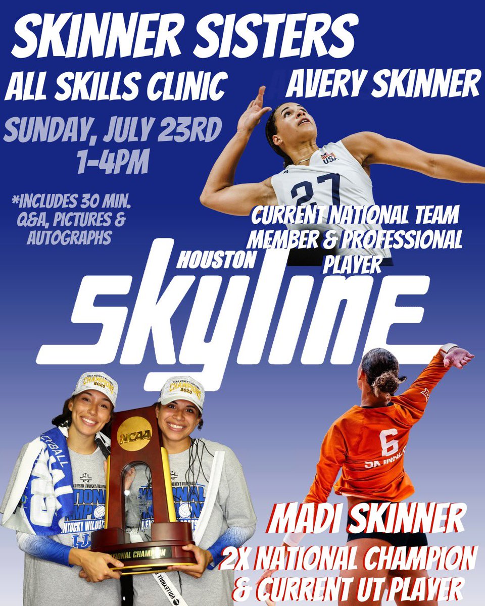 🚨EXCITING NEWS🚨The Skinner sisters are headed to Houston Skyline in a few weeks! You won’t want to miss out on the opportunity to work with H Skyline Alumni Madi &amp; Avery💙 #outwork #weareskyline

iteamapp.com/go2.php?id=9852