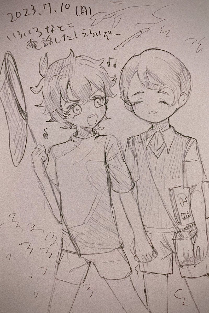 #ポスカ日記2023
うおおおおもうすぐ夏休みやね 