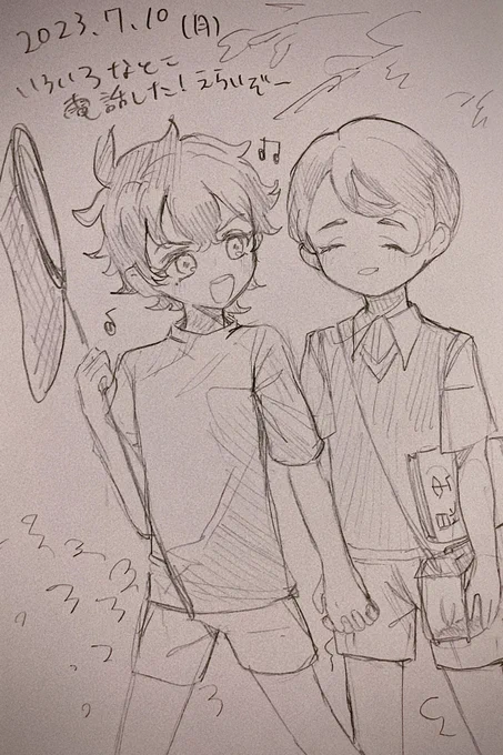 #ポスカ日記2023
うおおおおもうすぐ夏休みやね 