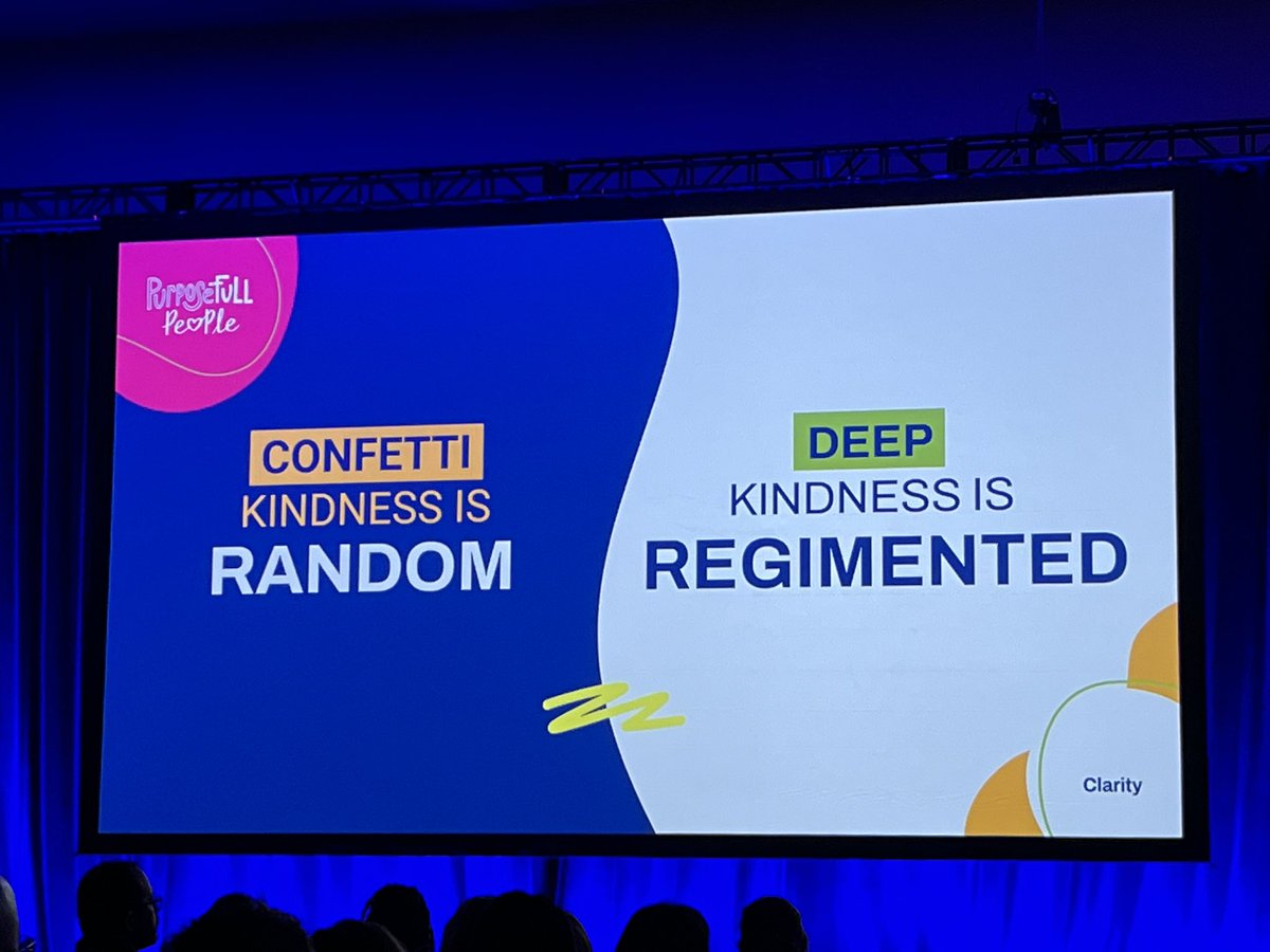 Listening to <a href="/houstonkraft/">Houston Kraft</a> challenge us to be purposeful people in teaching empathy, be courageous with deep kindness , and use specificity in our connections and care #NAESP23
