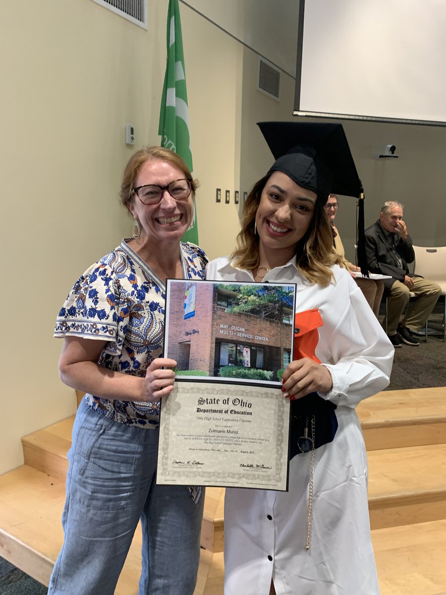MayDuganCenter's tweet photo. May Dugan Center celebrates graduates from our Education Resource Center! Congratulations! We are so proud of you! https://t.co/DlKwda89k6