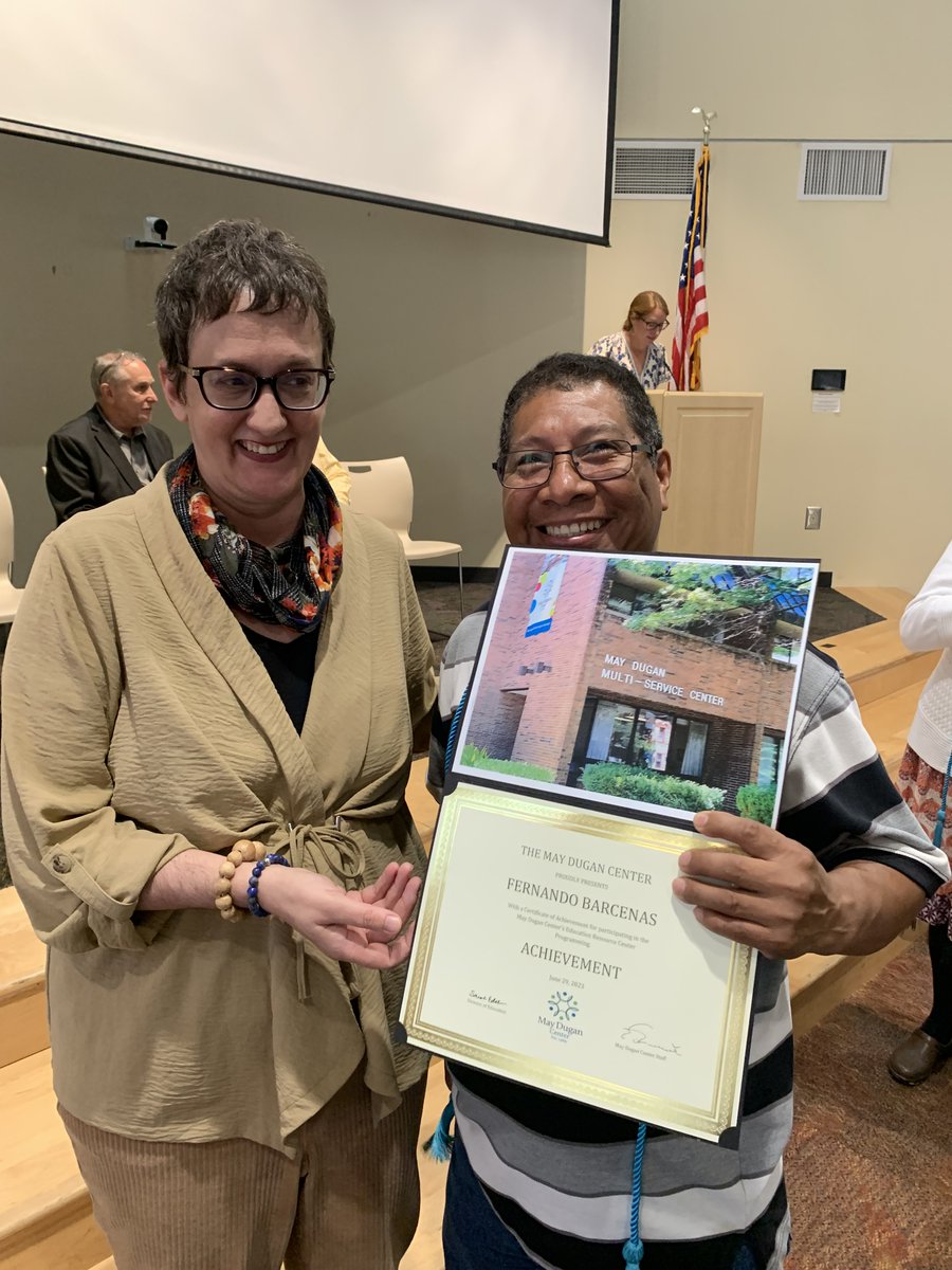 MayDuganCenter's tweet photo. May Dugan Center celebrates graduates from our Education Resource Center! Congratulations! We are so proud of you! https://t.co/DlKwda89k6