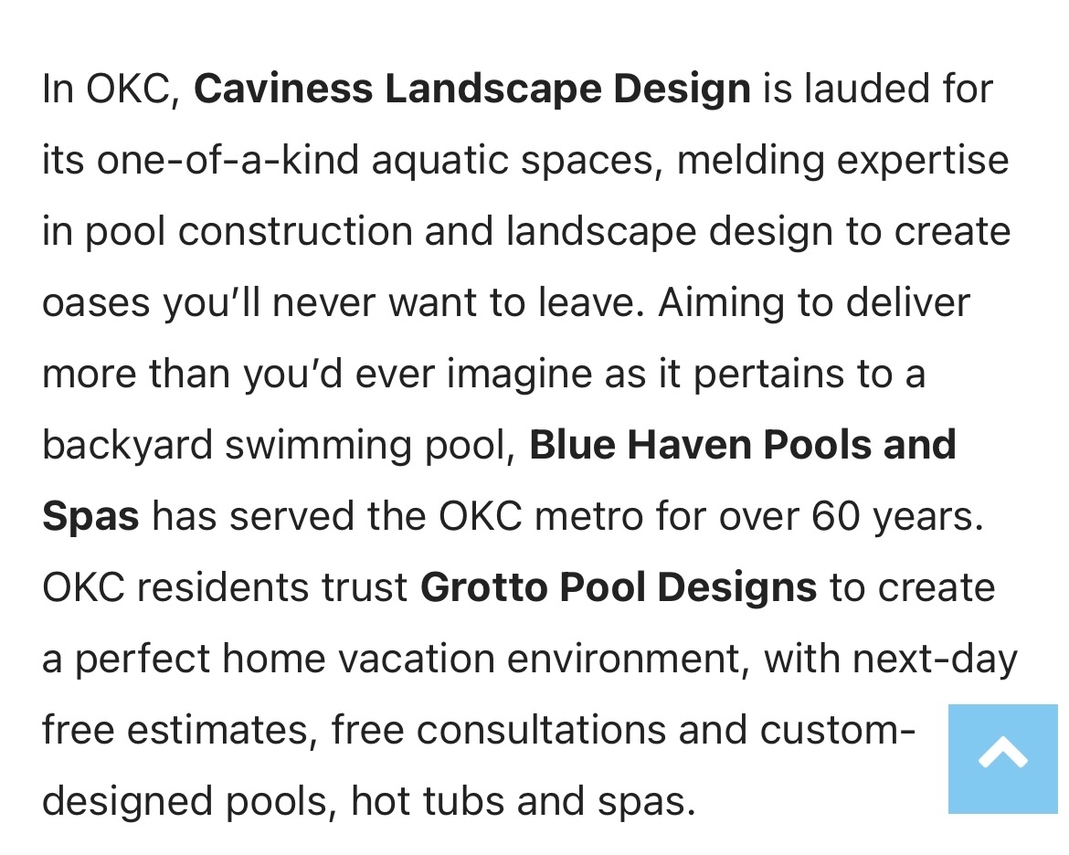 What an honor to be named “Best of the Best” from the readers of Oklahoma Magazine as Best Landscape Designer AND Best Pool Designer!  See more of “Best of the Best” at okmag.com/blog/the-best-… 
Thank you <a href="/okmag/">tracey glendenning</a>
#bestofthebest #landscapedesign #pooldesign #oklahomarealestate