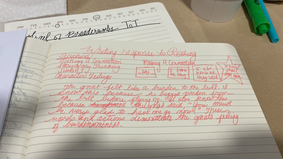 HFReadsLLC's tweet photo. @Trail_of_BCs I just love these structures for responding to reading! What a great replacement for the reading log!!!! #kernelcamp23 https://t.co/MxpMrfCGP3