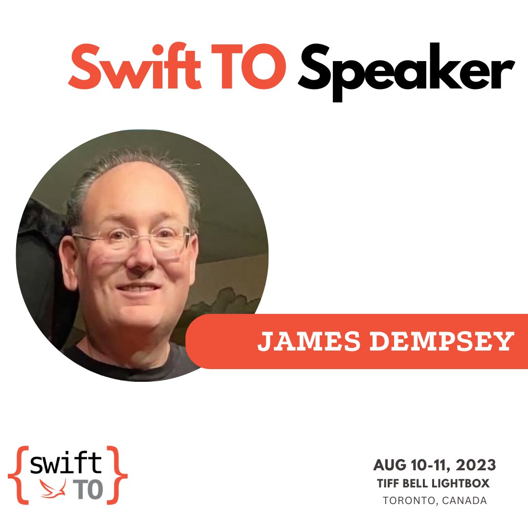 swiftconfto's tweet image. James Dempsey (@jamesdempsey) will be teaching us how we can stay on top of new features in Swift PLUS performing some of his famous Breakpoints tunes with the accompaniment of a few other attendees 🎼🎶 

Get your tickets here: buff.ly/2ZVPA8T