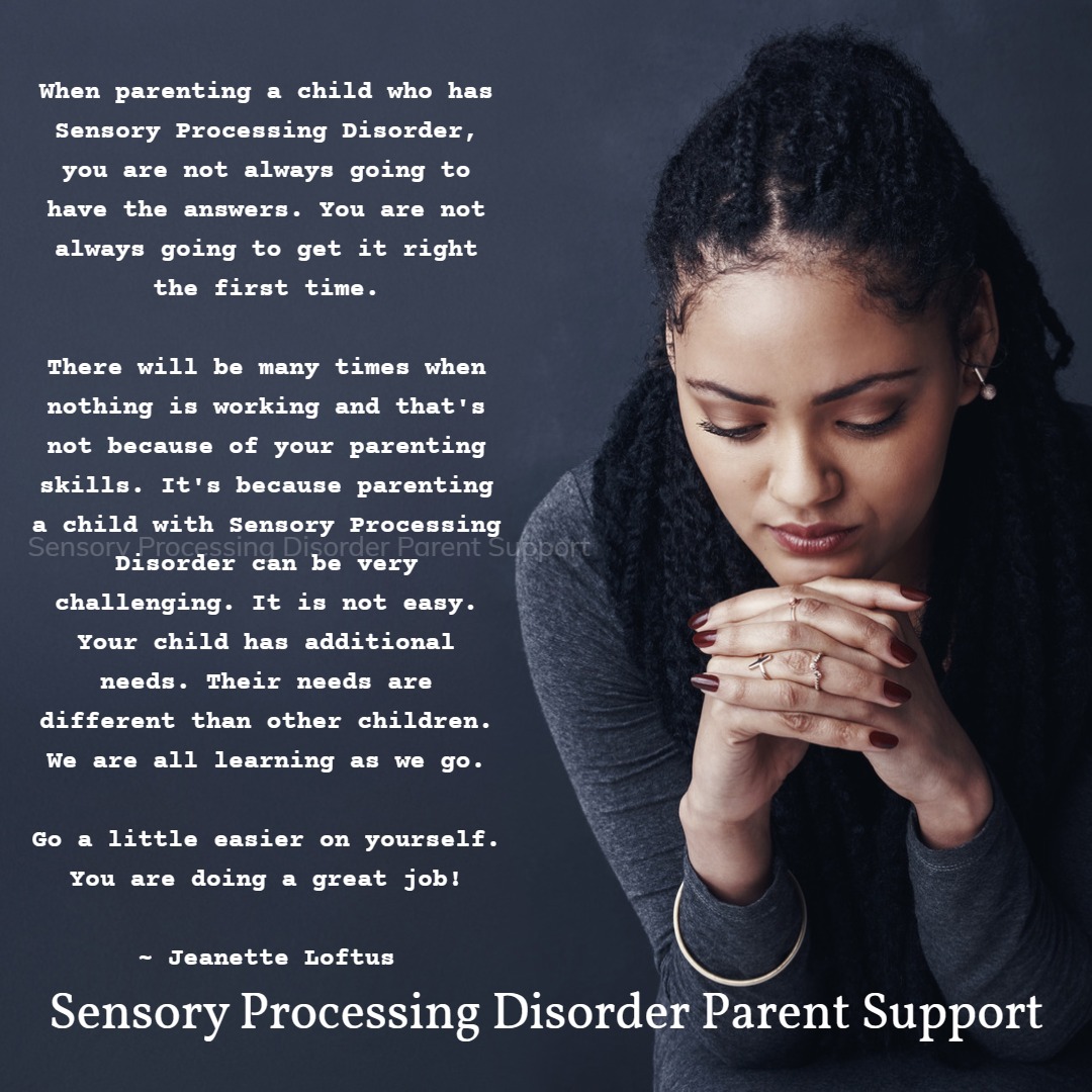 Sensory Processing Disorder Parent Support (SPD) on Twitter "When
