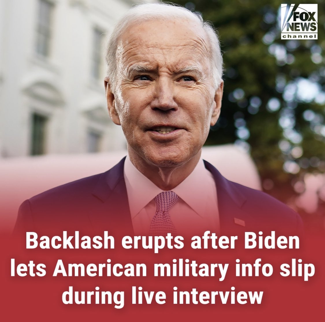 That is twice now that Biden has either let out information critical to the safety of all of us or talked about having leaking top secret information. Now the world knows we are short on certain munitions. We are way past the point of needing him impeached for incompetence…