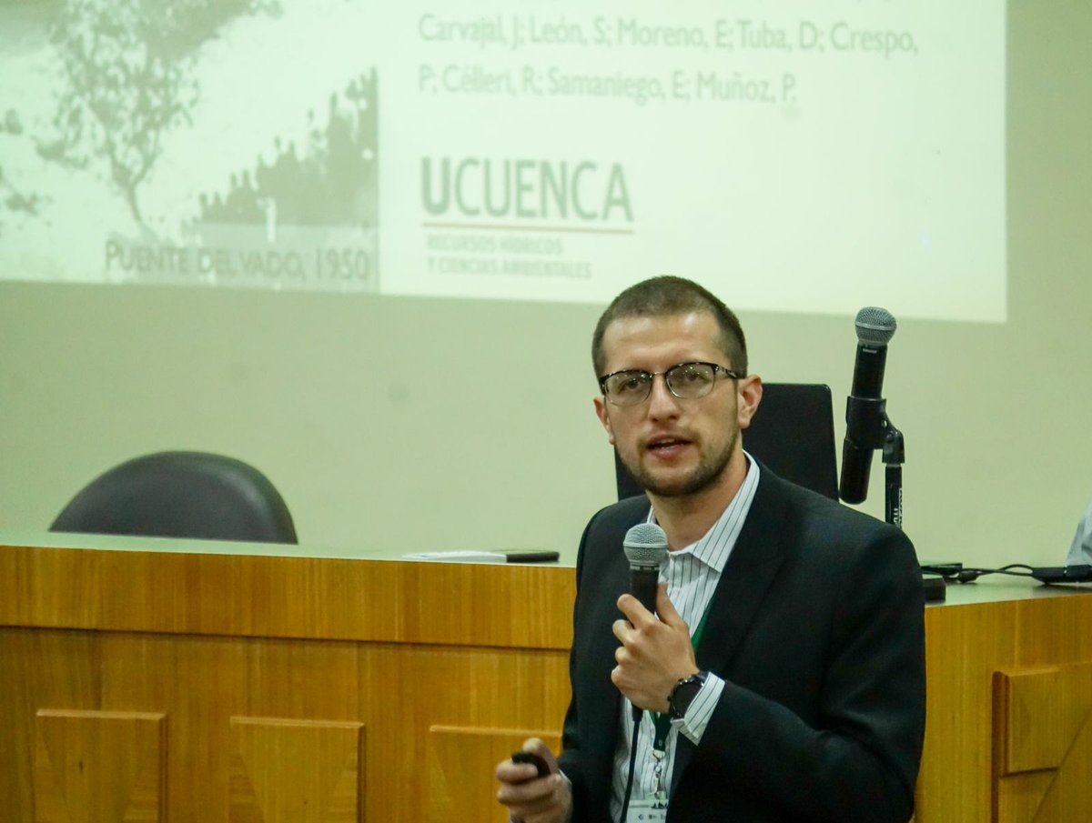 iDRHICA (@idrhica) on Twitter photo #OrgulloUCuenca | Felicitamos a <a href="/PatricioJLunaA/">Patricio Javier Luna</a> y Mateo Vélez de la Maestría en Hidrología por su ponencia “Modelos probabilísticos de crecidas e inundaciones en el río Tomebamba” en el XI Seminario Internacional de Estadística Aplicada de la <a href="/EPNEcuador/">EPNEcuador</a> en Quito. #OrgulloUCuenca | Felicitamos a <a href="/PatricioJLunaA/">Patricio Javier Luna</a> y Mateo Vélez de la Maestría en Hidrología por su ponencia “Modelos probabilísticos de crecidas e inundaciones en el río Tomebamba” en el XI Seminario Internacional de Estadística Aplicada de la <a href="/EPNEcuador/">EPNEcuador</a> en Quito.