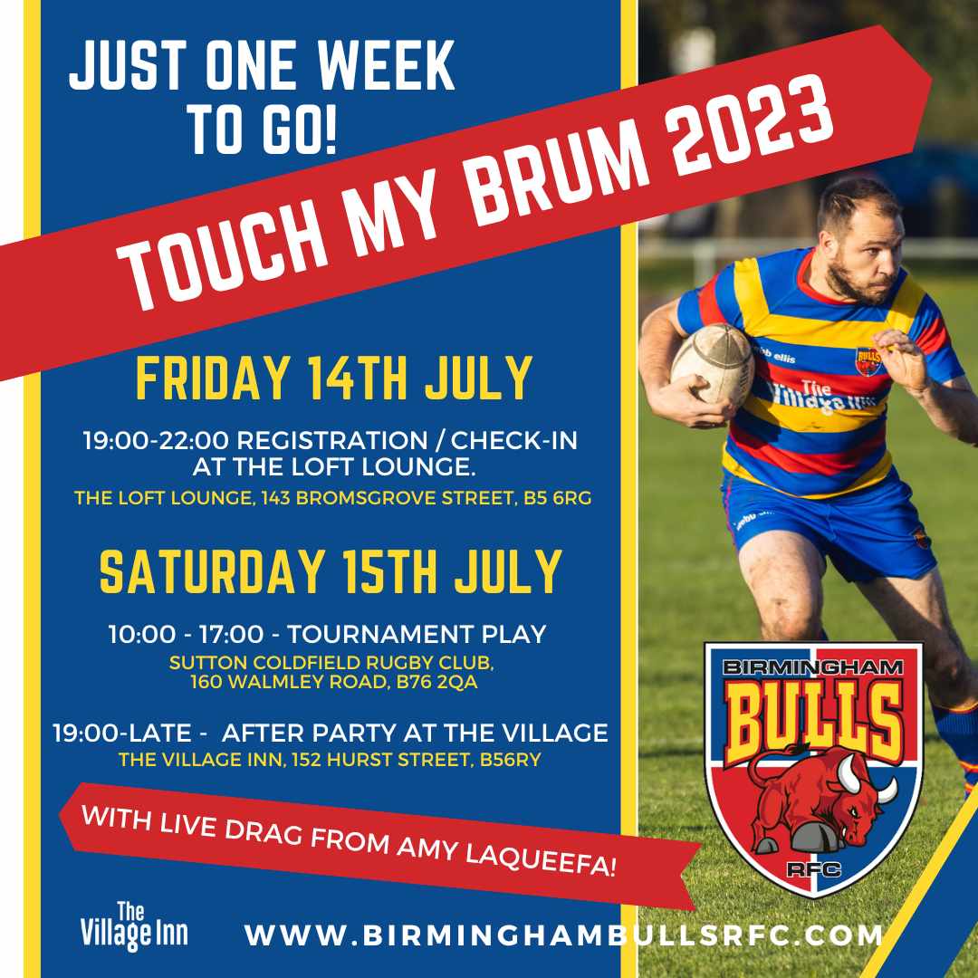 This Saturday! 🤩

#touchmybrum #igrrugby #inclusiverugby #rugbyforall