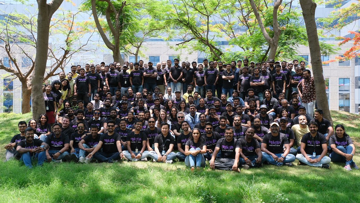 mikrosanimation's tweet photo. Meet the Bengaluru Orion team! The animation for the feature film #OrionAndTheDark directed by #SeanCharmatz, was skillfully crafted by the talented team at #MikrosAnimation in Bangalore!

A little more patience and the #DreamWorks film will be available on #Netflix in 2024 :) https://t.co/AirSjw6kcR
