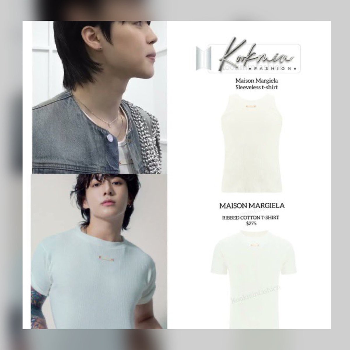 Janejikookmin's tweet photo. ✨ #jikook #kookmin #Minggukkie✨
<<MAISON MAGIELA>>
🌟Ropa a juego amamos cuando utilizan a juego su vestuario nuestra #couplelook jikook siempre se da a conocer ya saben coincidencias 🫠🫣.
#JikookIsreal 🐰🐥♾️ https://t.co/VANqHJyAfb