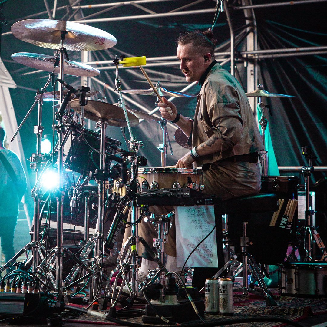 Nataldrums's tweet photo. We had an amazing time at 2000 Trees Festival this weekend, a fantastic showcase of bands of all styles killing it on Natal kits! 🥁🔥 https://t.co/Oa9DawhJQ3