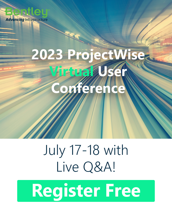 ProjectWise's tweet photo. We're only one week away from the best user development event of the year! Join us as we demonstrate how you can leverage the latest ProjectWise capabilities to do more with less. https://t.co/0Dka2sf9c3 https://t.co/pmcMZ93H3j